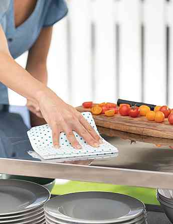 Стіл-буфет садовий для барбекю Keter UNITY, коричневий, 105 л Київ