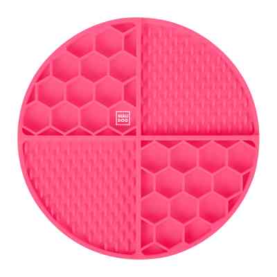 Універсальний посуд для тварин WAUDOG Silicone Килимок для злизування 21х21х3 см рожевий (23507) Вінниця