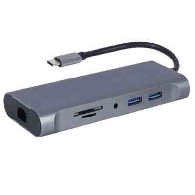 Концентратор Cablexpert USB-C 7-in-1 (A-CM-COMBO7-01) Винница