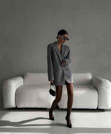 Жіночий стильний трендовий пальто-піджак на підкладці шерсть Одеса