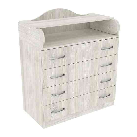 Комод пеленальний №1, Дуб Шамоні Світлий, 864/465/1020 Львів