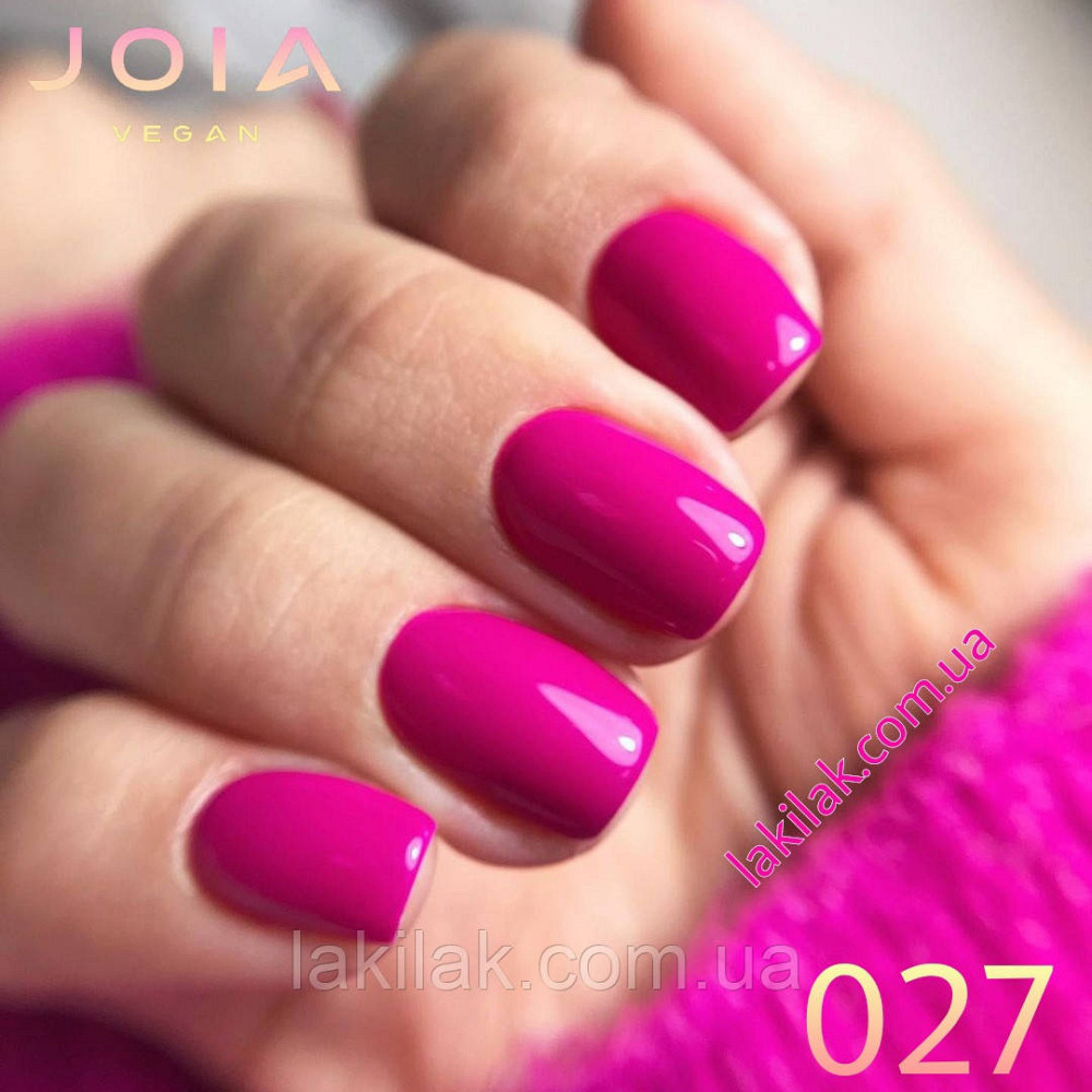 Гель-лак JOIA vegan 027 малиновий, 6 мл Херсон - изображение 1