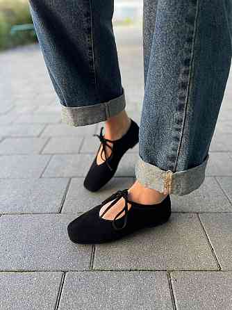 SEE SEVEN Балетки жіночі SEE SEVEN 1770 чорні (весна-осінь, замша натуральна) (5930) Коломия
