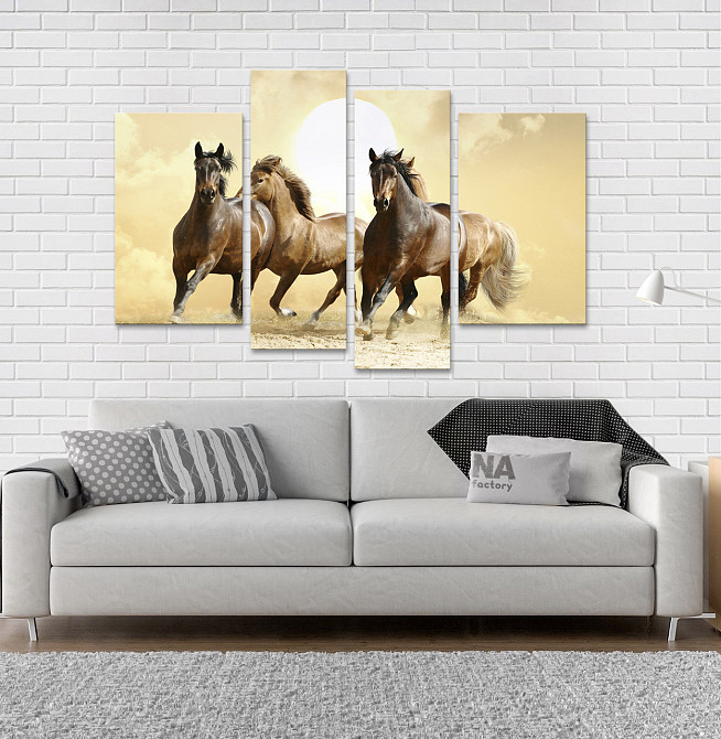 Модульна картина Коні Art-84_4 Київ - фото 2