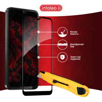 Стекло защитное Intaleo Full Glue Samsung A15 Black (1283126583063) Винница
