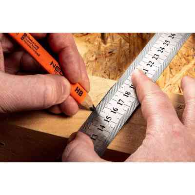 Лінійка будівельна Neo Tools нержавіюча сталь, 300мм (72-213) Вінниця