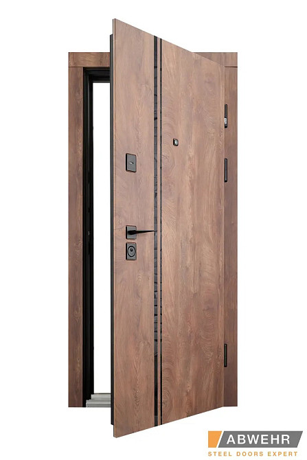 Двері вхідні квартировані. 3-х контурні, модель 572/0 RIVIERA, замки KALE Київ - фото 3