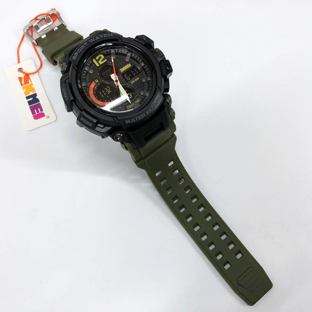 Простые электронные часы наручные мужские, Хорошие наручные часы мужские Противоударные PO-31 Львов - изображение 7