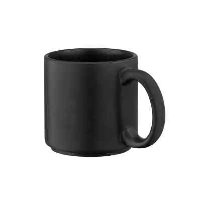 Чашка Ardesto Trento, 400мл, кераміка, чорний (AR2940TB) Винница