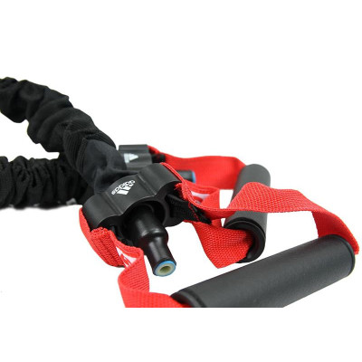 Еспандер Adidas Power Tube ADTB-10603 чорний, червоний 122 см (885652000284) Вінниця - фото 2