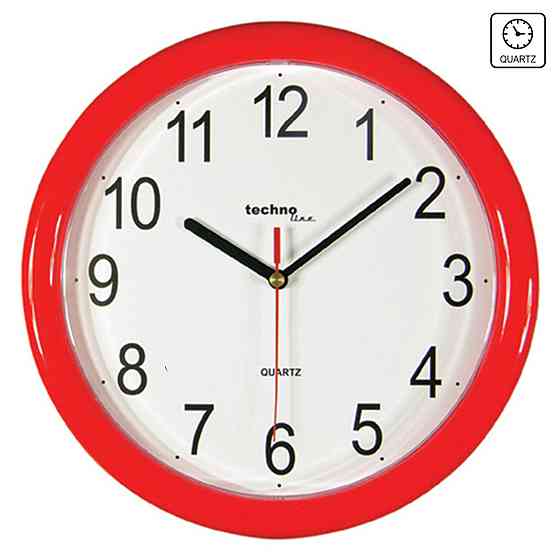 Часы настенные Technoline WT600 Red (WT600 rot) Вінниця