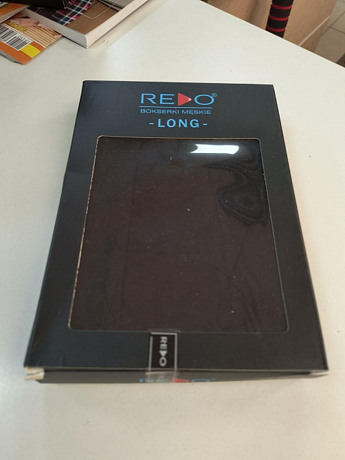 Чоловічі труси-боксери подовжені REDO BOKSERKI LONG 1BE-791 XL Київ - фото 4