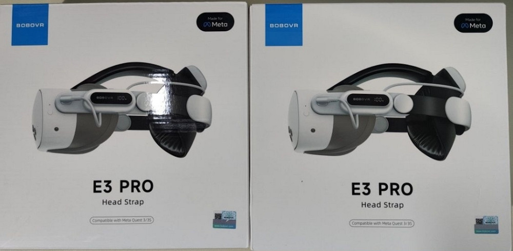 BOBOVR E3 Pro Head Strap‼️ для Meta Quest 3/3S Акумулятор 10000 mAh. Киев - изображение 8