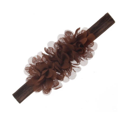 Детская повязка на голову 38-54 см коричневый Киев - изображение 1