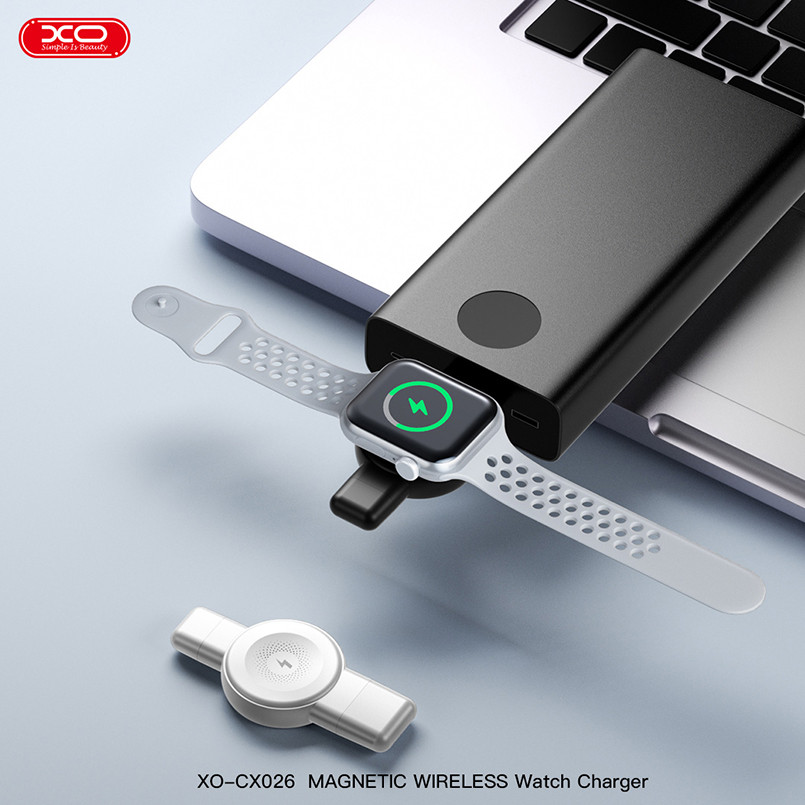 Бездротовий зарядний пристрій XO CX026 Watch Wireless Charger Apple/Samsung USB/Type-C чорний Львів - фото 5