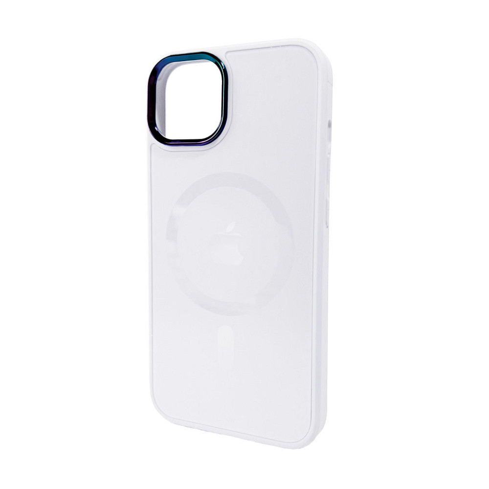 Чохол для смартфона AG Glass Sapphire MagSafe Logo for Apple iPhone 14 White Київ - фото 1