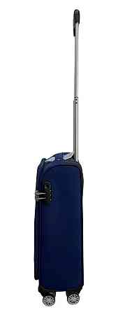 Чемодан тканевый MADISSON 35703 малый синий 4 колеса Киев