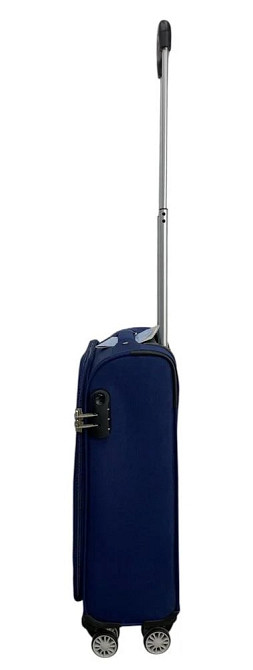 Чемодан тканевый MADISSON 35703 малый синий 4 колеса Киев - изображение 3