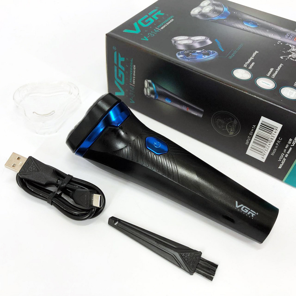 Електронна бритва для бороди VGR V-314, Хороші електричні бритви для гоління, Хороша бритва портативна AE-82 Львів - фото 2