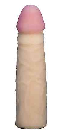 Насадка для страпона тілесна EGZO CIBERSKIN NSTR06 ( 18 см х 4,2 см ) Sex Aura Київ