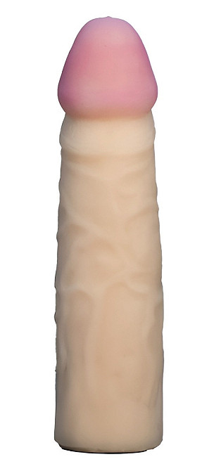 Насадка для страпона тілесна EGZO CIBERSKIN NSTR06 ( 18 см х 4,2 см ) Sex Aura Київ - фото 4