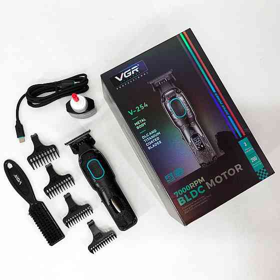 Електрична машинка для стрижки потужна VGR V-254, Професійна машинка для стрижки волосся на акумуляторі WQ-86 Івано-Франківськ