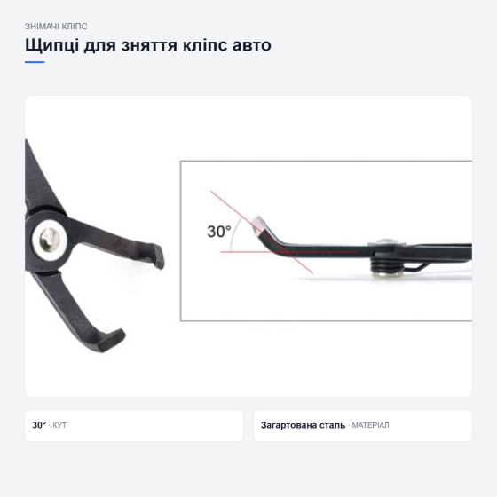 Щипці для зняття обшивки та кліпс авто Київ