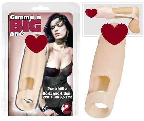 Насадка для удлинения BIG GIMME (телесная) Sex Aura Киев
