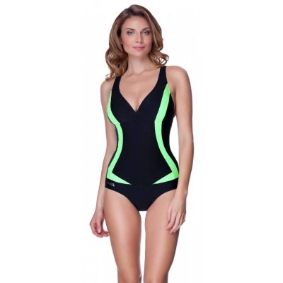 Купальник Aqua Speed Greta 351-01 чорний, салатовий 40 (5908217655394) Вінниця - фото 1