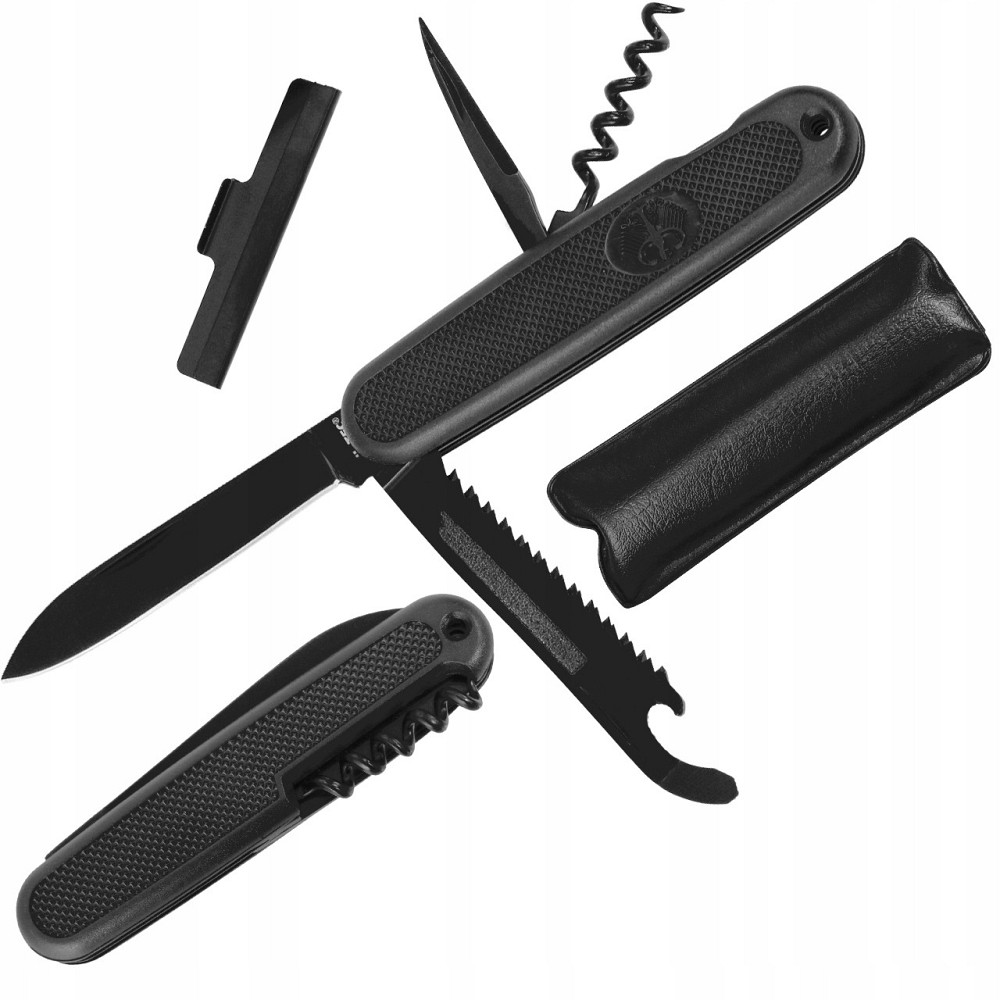 Багатофункціональний Складаний Ніж - Мультитул 7в1 з чохлом Mil-Tec "Бундесвер" (15337050) Нержавіюча сталь Нововолинськ - фото 1