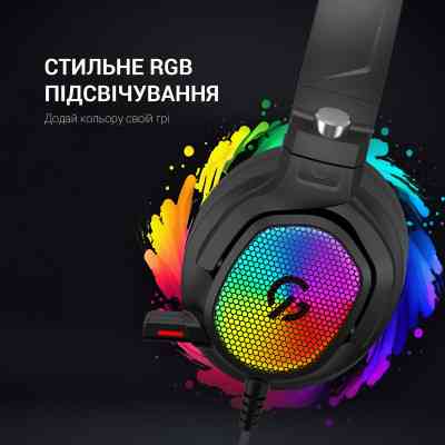 Навушники GamePro HS1300 RGB 7.1 Black (HS1300) Вінниця