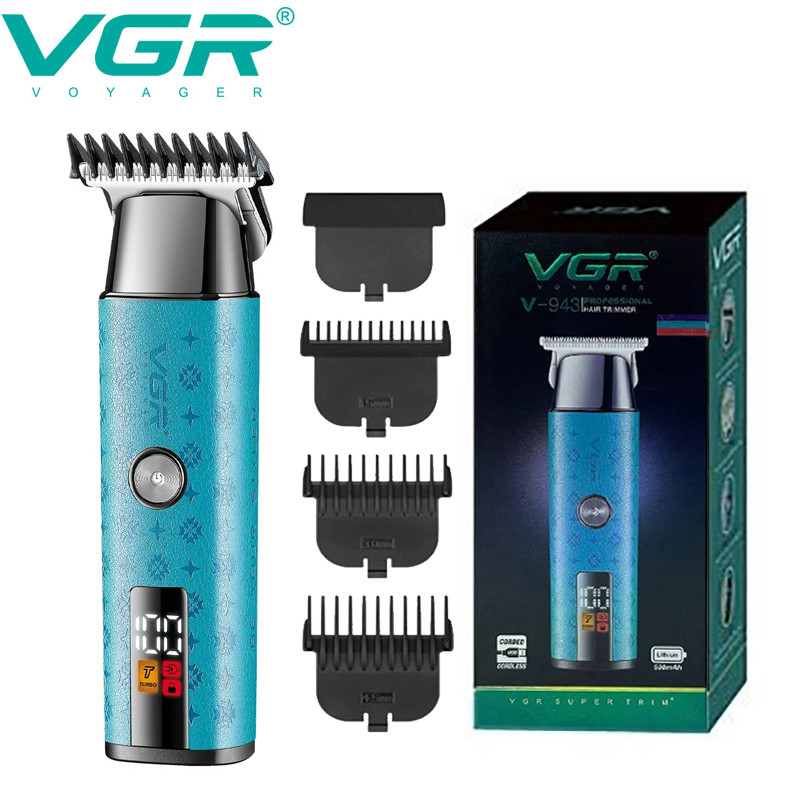 Триммер для стрижки волос мощный VGR, Машинка для стрижки аккумуляторная с насадками ZF-17 Львов - изображение 17