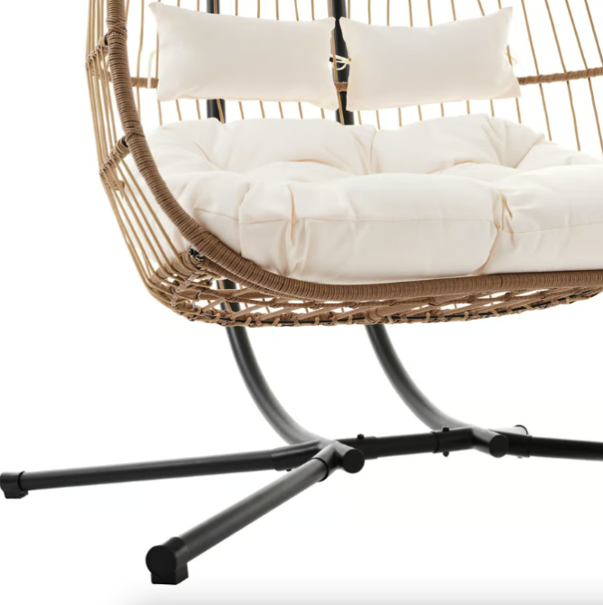 Підвісне крісло-кокон Di Volio Rona двомісне бежевий Киев - изображение 7