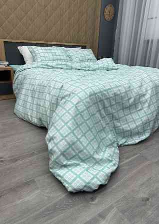 Комплект постельного белья, Decorator Bianca Полуторный 145х215 голубой с белым (88-009) Киев