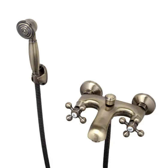 Смеситель для ванны с душевым гарнитуром Frap F3019-4 бронза Киев