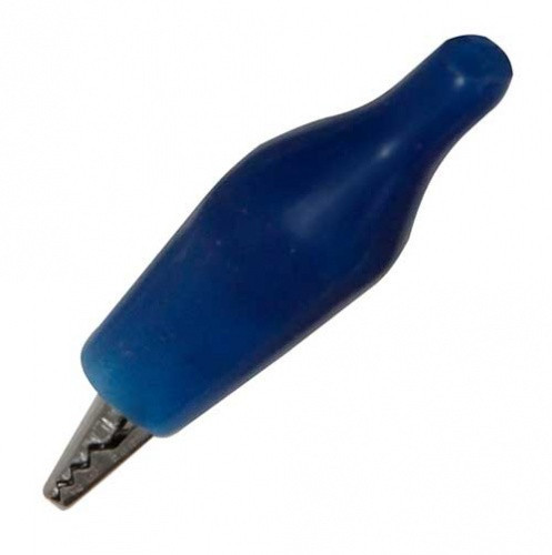 Зажим крокодил MINI силикон Синий Полтава - изображение 1