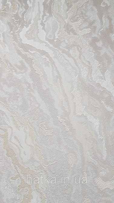 Шпалери вінілові на флізеліні Grandeco Universe метрові під камінь мармур 3д сірі бежеві сріблясті Київ - фото 3