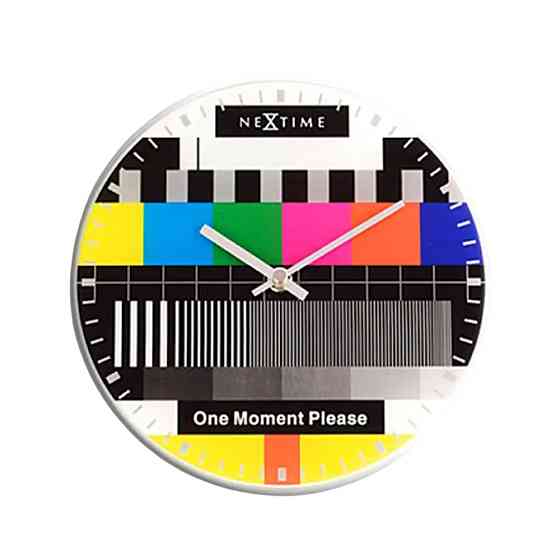 Годинник настінний NeXtime Testpage One moment (діаметр 20 см) Вінниця