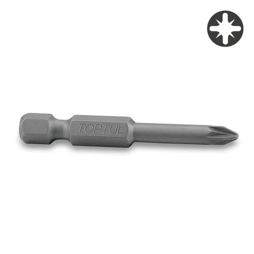 Насадка для шурупокрута 1/4" 50 мм PZ2 TOPTUL FSRA0802 Чернігів - фото 1