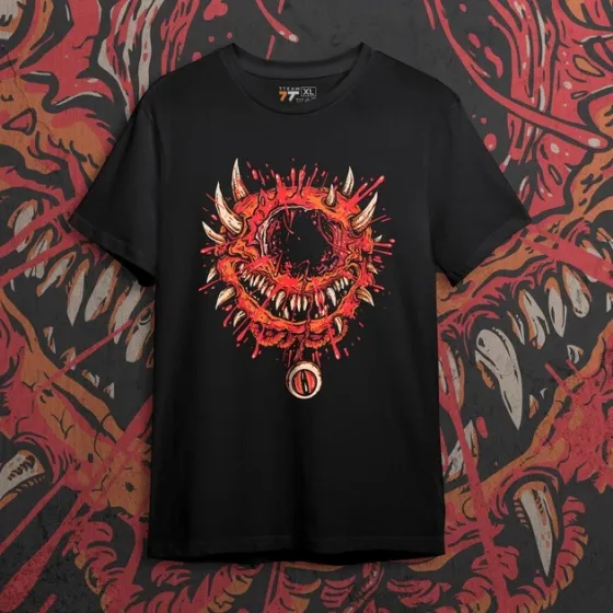 Футболка для подростка мальчика с принтом Doom Cacodemon Размер 160 Anime10778 Днепр