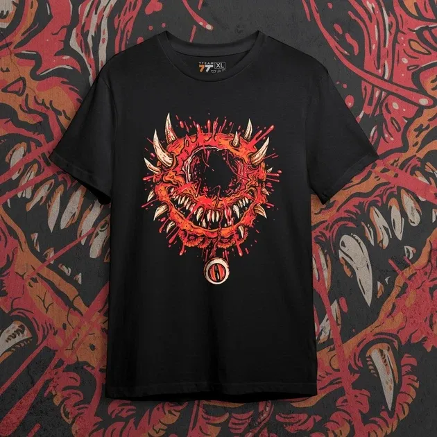 Футболка для підлітка хлопчика з принтом Doom Cacodemon Розмір 160 Anime10778 Дніпро - фото 1