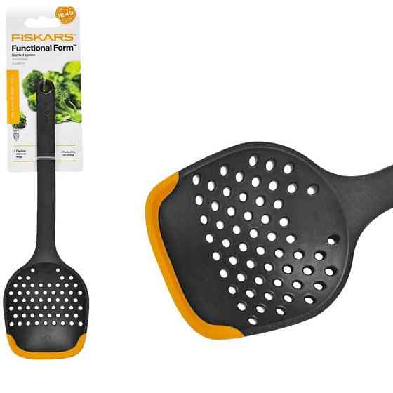 Кухонна Ложка з отворами 37.2 см Fiskars (1027302) Термопластик Нововолинськ