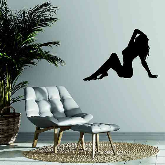 Декоративное настенное Панно «Стриптиз», Декор на стену 90*62 см, Черный Киев