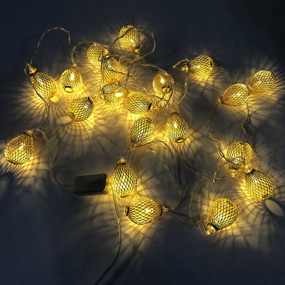 Гірлянда з led світлодіодами 20 шт 2 м, Світлодіодна світлова гірлянда, Гірлянда лампочки RL-934 на ялинку Київ - фото 4