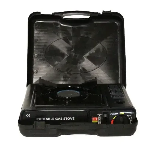 Газова туристична плита з Польщі 2500 Вт, керамічний нагрівач, адаптер та кейс у комплекті, працює на пропан/бутані Львів - фото 3