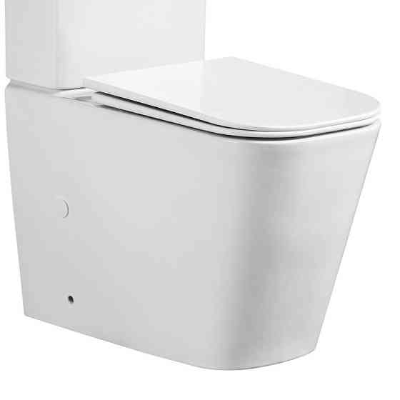 Чаша унітазу-компакту Mixxus Quadro-0404-T1 Bowl 660х360х820 Tornado 1.0 без сидіння (MI8342) ( 15224 ) Харків