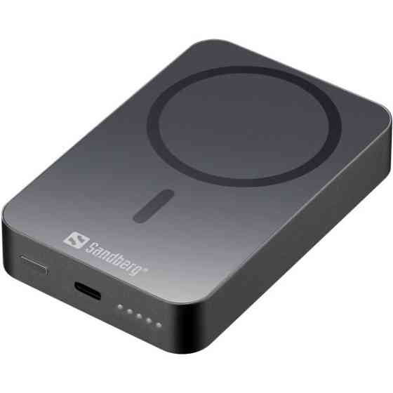 УМБ Sandberg Magnetic Wireless 10000mAh 20W 1USB-C Qi 15W Киев
