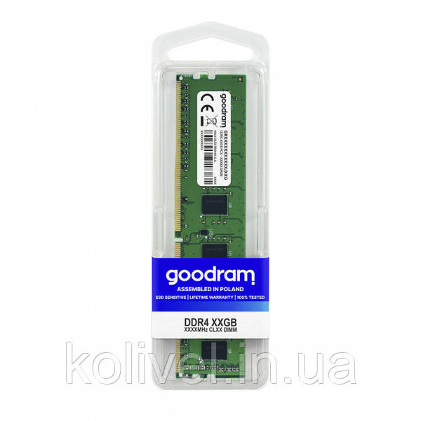 DDR4 16GB 3200MHz GoodRAM, Retail (GR3200D464L22/16G) Киев - изображение 2