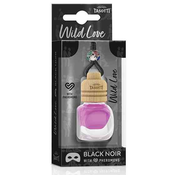 Ароматизатор для авто з феромонами пробка "Wild Love" Black Noir (Чорний Нуар) 7мл Tasotti Київ