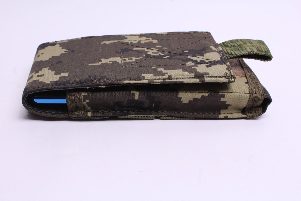 Подсумок под телефон тактический чехол для телефона пиксель с системой велкро и Молли Одесса - изображение 16